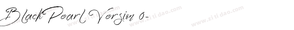 BlackPearl Version 0字体转换